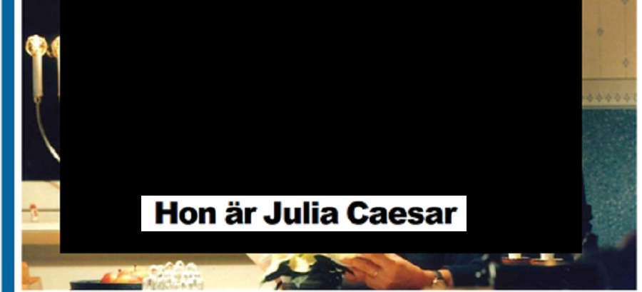 Julia Caesar – uthängd av Expressen