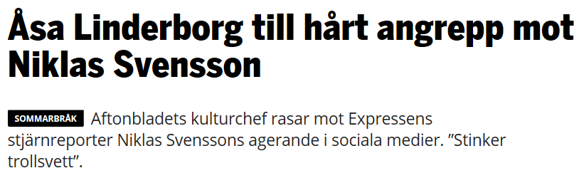 Niklas Svensson – Journalist, är mot näthat