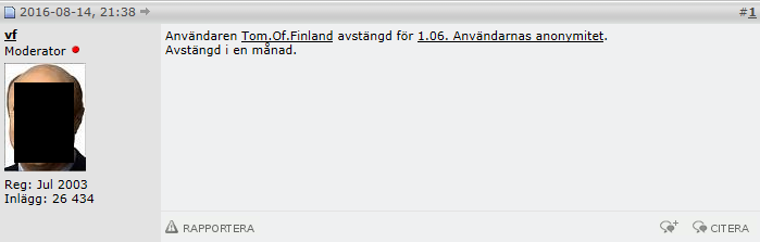 Flashback – Tom.Of.Finland avstängd för 1.06