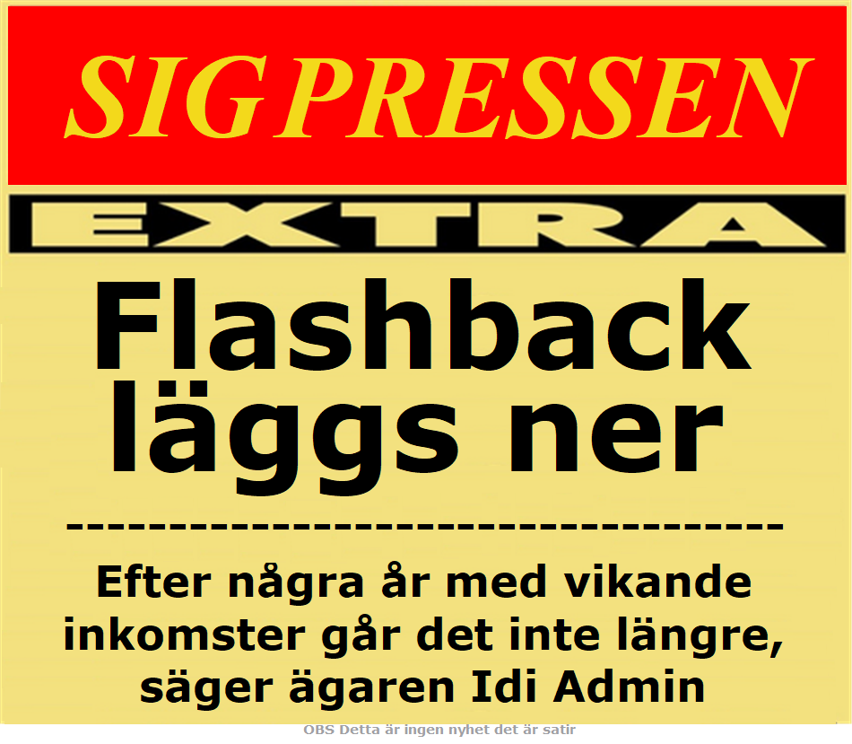 Flashback – Hur hade vi gjort