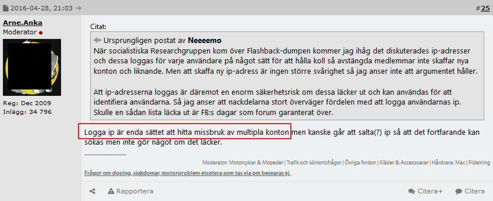 Flashback – Återigen till frågan om att se IP