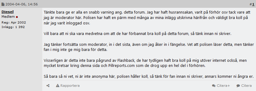 Hatforumet Flashback