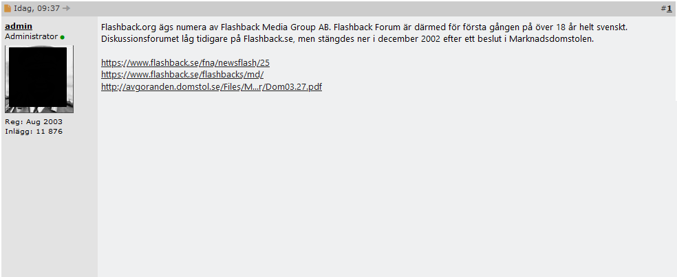 Flashback – Ägs av Flashback Media Group